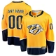 Miesten Nashville Predators Custom Pelipaita Kulta Breakaway Koti
