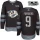 Miesten Nashville Predators Filip Forsberg 9 Pelipaita 1917-2017 100th Anniversary Patch Musta Authentic