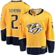 Miesten Nashville Predators Luke Schenn 2 Pelipaita Kulta Breakaway Koti