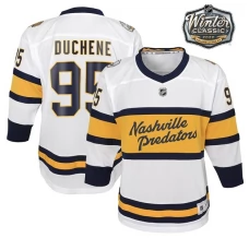 Miesten Nashville Predators Matt Duchene 95 Pelipaita 2020 Winter Classic Patch Valkoinen Authentic
