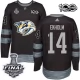 Miesten Nashville Predators Mattias Ekholm 14 Pelipaita 2017 Stanley Cup Final 100th Anniversary Patches Musta Authentic