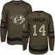 Miesten Nashville Predators Mattias Ekholm 14 Pelipaita Camo Green Authentic