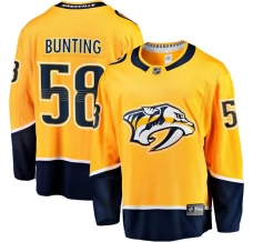Miesten Nashville Predators Michael Bunting 58 Pelipaita Kulta Breakaway Koti