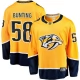 Miesten Nashville Predators Michael Bunting 58 Pelipaita Kulta Breakaway Koti