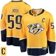 Miesten Nashville Predators Roman Josi 59 Pelipaita Captain Patch Kulta Breakaway Koti