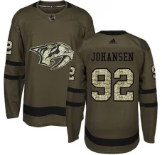 Miesten Nashville Predators Ryan Johansen 92 Pelipaita Camo Green Authentic