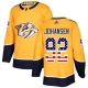 Miesten Nashville Predators Ryan Johansen 92 Pelipaita USA Flag Fashion Kulta Authentic