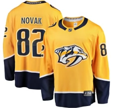 Miesten Nashville Predators Tommy Novak 82 Pelipaita Kulta Breakaway Koti