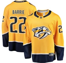 Miesten Nashville Predators Tyson Barrie 22 Pelipaita Kulta Breakaway Koti
