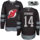 Miesten New Jersey Devils Adam Henrique 14 Pelipaita 1917-2017 100th Anniversary Patch Musta Authentic
