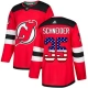 Miesten New Jersey Devils Cory Schneider 35 Pelipaita USA Flag Fashion Punainen Authentic