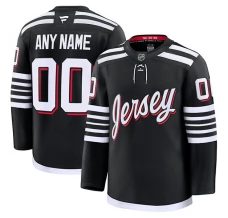 Miesten New Jersey Devils Custom Pelipaita Musta Premium Vaihtoehtoinen
