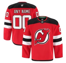 Miesten New Jersey Devils Custom Pelipaita Punainen Authentic Pro Koti