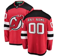 Miesten New Jersey Devils Custom Pelipaita Punainen Breakaway Koti