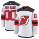 Miesten New Jersey Devils Custom Pelipaita Valkoinen Premium Vieras