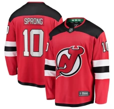 Miesten New Jersey Devils Daniel Sprong 10 Pelipaita Punainen Breakaway Koti