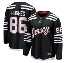 Miesten New Jersey Devils Jack Hughes 86 Pelipaita Musta Premier Breakaway Vaihtoehtoinen