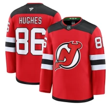 Miesten New Jersey Devils Jack Hughes 86 Pelipaita Punainen Premium Koti