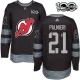 Miesten New Jersey Devils Kyle Palmieri 21 Pelipaita 1917-2017 100th Anniversary Patch Musta Authentic