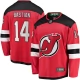 Miesten New Jersey Devils Nathan Bastian 14 Pelipaita Punainen Breakaway Koti