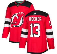 Miesten New Jersey Devils Nico Hischier 13 Pelipaita Punainen Authentic