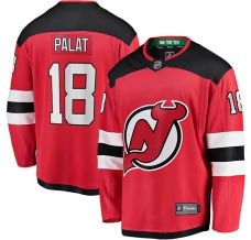 Miesten New Jersey Devils Ondrej Palat 18 Pelipaita Punainen Breakaway Koti