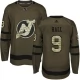 Miesten New Jersey Devils Taylor Hall 9 Pelipaita Camo Green Authentic