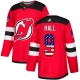 Miesten New Jersey Devils Taylor Hall 9 Pelipaita USA Flag Fashion Punainen Authentic