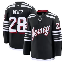 Miesten New Jersey Devils Timo Meier 28 Pelipaita Musta Premium Vaihtoehtoinen