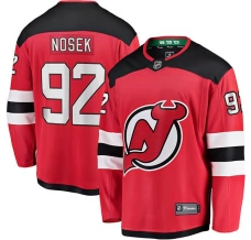 Miesten New Jersey Devils Tomas Nosek 92 Pelipaita Punainen Breakaway Koti