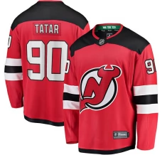 Miesten New Jersey Devils Tomas Tatar 90 Pelipaita Punainen Breakaway Koti