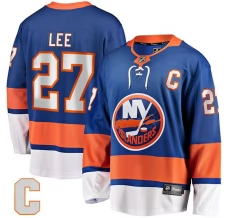 Miesten New York Islanders Anders Lee 27 Pelipaita Captain Patch Royal Premier Breakaway Koti