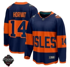 Miesten New York Islanders Bo Horvat 14 Pelipaita 2024 Stadium Series Patch Navy Breakaway Vaihtoehtoinen