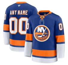 Miesten New York Islanders Custom Pelipaita Royal Premium Koti