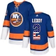 Miesten New York Islanders Nick Leddy 2 Pelipaita USA Flag Fashion Sininen Authentic