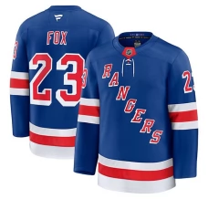 Miesten New York Rangers Adam Fox 23 Pelipaita Sininen Premium Koti