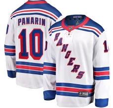 Miesten New York Rangers Artemi Panarin 10 Pelipaita Valkoinen Premier Breakaway Vieras