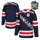 Miesten New York Rangers Blank Pelipaita 2018 Winter Classic Patch Navy Authentic