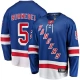 Miesten New York Rangers Chad Ruhwedel 5 Pelipaita Sininen Premier Breakaway Koti