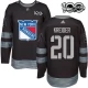 Miesten New York Rangers Chris Kreider 20 Pelipaita 1917-2017 100th Anniversary Patch Musta Authentic