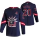 Miesten New York Rangers Chris Kreider 20 Pelipaita 2020-21 Reverse Retro Navy Authentic