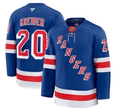 Miesten New York Rangers Chris Kreider 20 Pelipaita Sininen Premium Koti