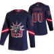 Miesten New York Rangers Custom Pelipaita 2020-21 Reverse Retro Navy Authentic