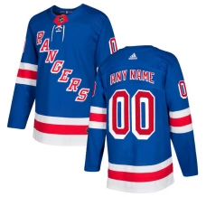 Miesten New York Rangers Custom Pelipaita Sininen Authentic