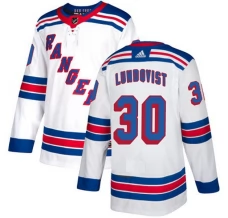 Miesten New York Rangers Henrik Lundqvist 30 Pelipaita Valkoinen Authentic