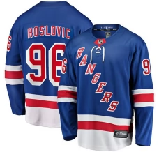 Miesten New York Rangers Jack Roslovic 96 Pelipaita Sininen Premier Breakaway Koti