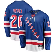 Miesten New York Rangers Jimmy Vesey 26 Pelipaita Sininen Breakaway Koti