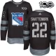 Miesten New York Rangers Kevin Shattenkirk 22 Pelipaita 1917-2017 100th Anniversary Patch Musta Authentic