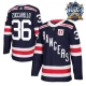 Miesten New York Rangers Mats Zuccarello 36 Pelipaita 2018 Winter Classic Patch Navy Authentic