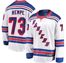 Miesten New York Rangers Matt Rempe 73 Pelipaita Valkoinen Premier Breakaway Vieras